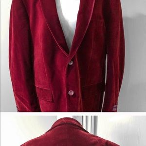 Red velvet jacket never worn